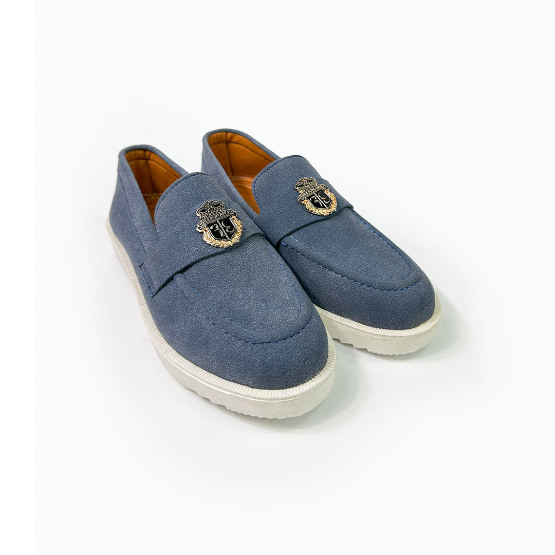 Blue Suede Loafer