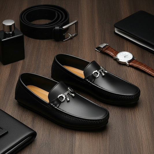 Black Comfortable Loafers / Premium Shoes