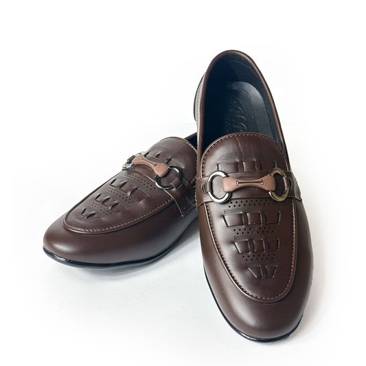 Regal Buckle Brown Loafers