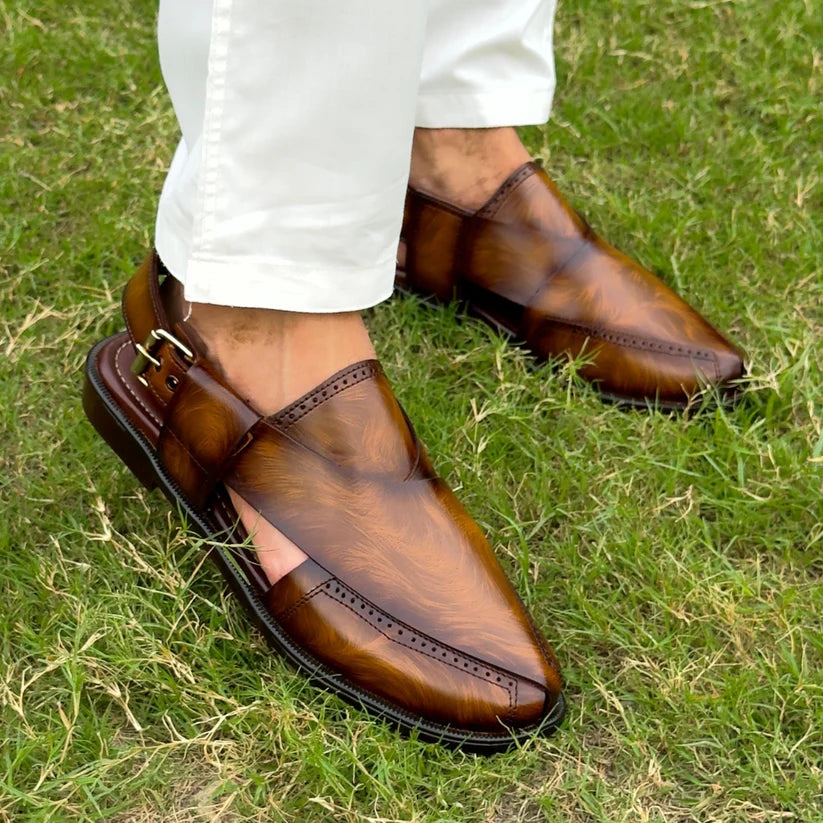 leather Peshawari sandal