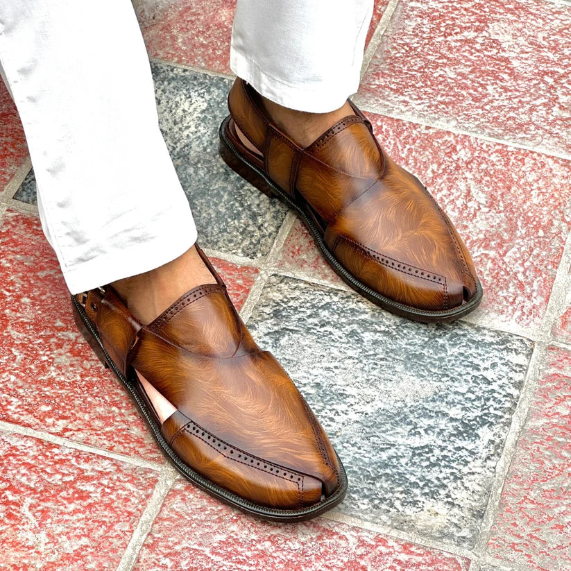 leather Peshawari sandal