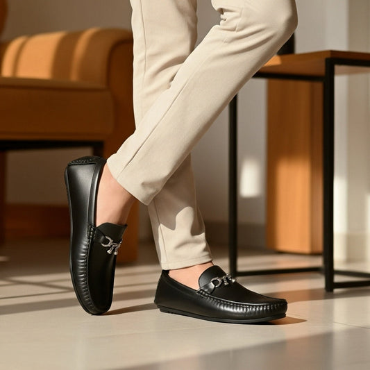 Black Comfortable Loafers / Premium Shoes