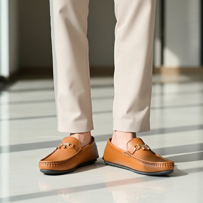 Brown Leather Loafers / Premium Leather