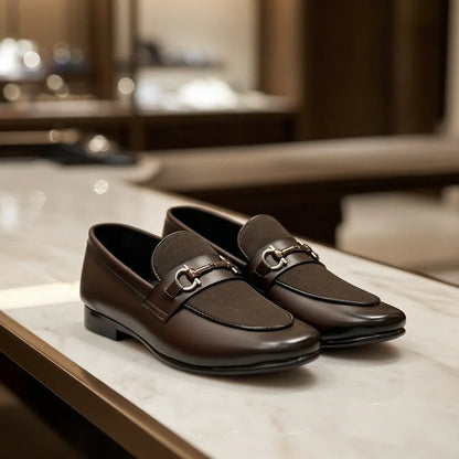 Brown Suede Touch Premium Loafer