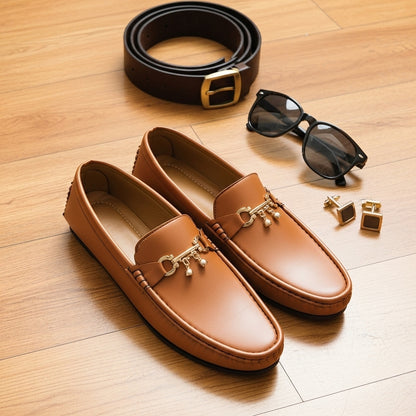 Brown Leather Loafers / Premium Leather