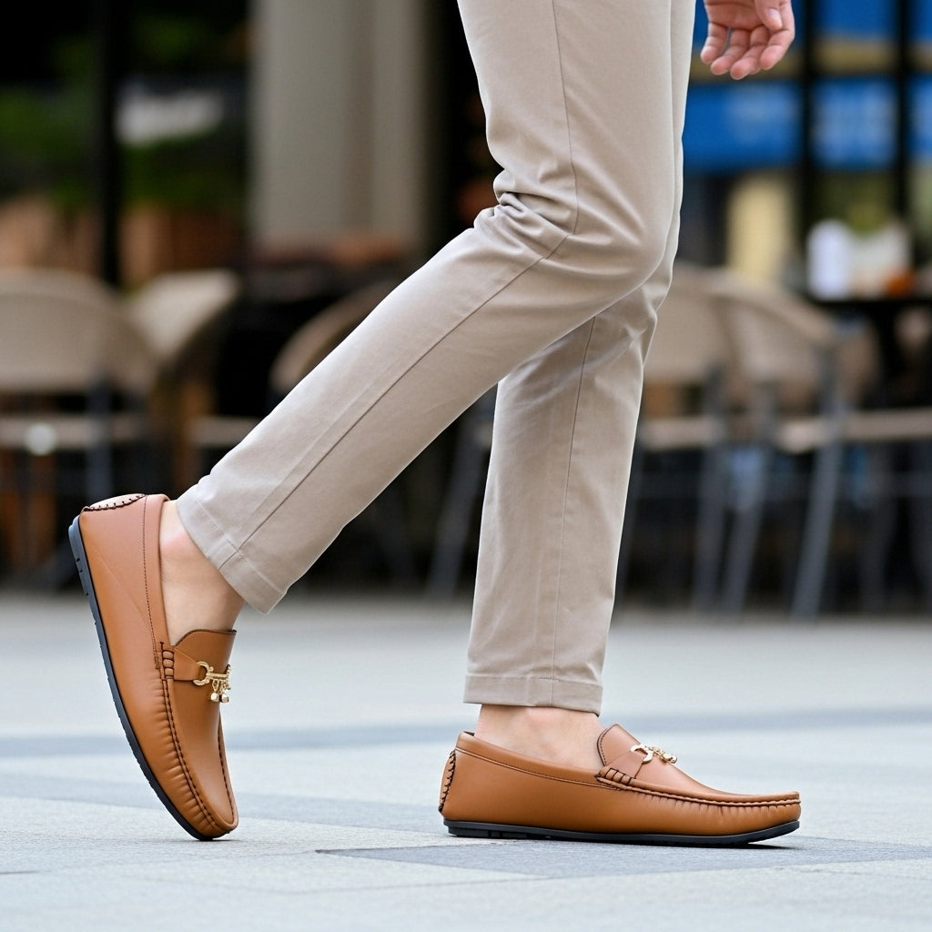 Brown Leather Loafers / Premium Leather