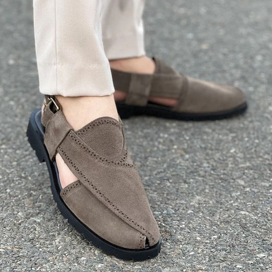 Leather Peshawar chappal